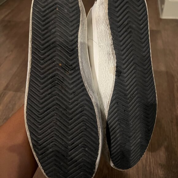 Golden Goose White Glitter Snakeskin Superstar Sneakers - Picture 5 of 6